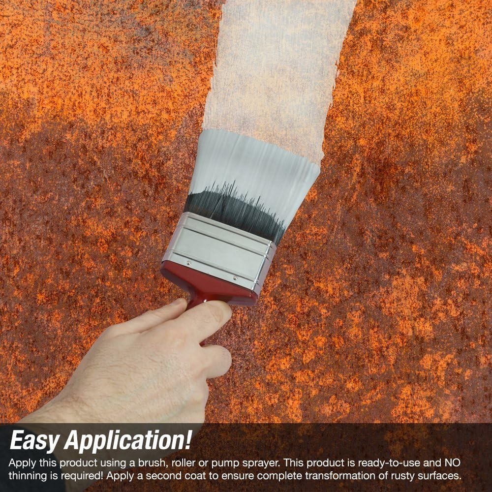 Rust Converter Spray, 1 Gallon, Matte, Multi-Color, Rust Resistant