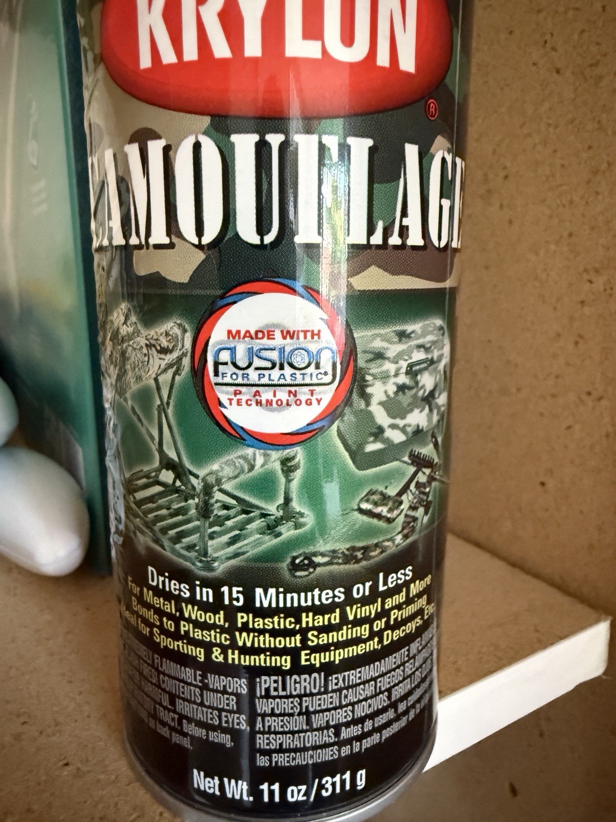 Rust-Oleum Specialty Flat Camouflage Spray Paint Fast Dry 12 oz OLIVE
