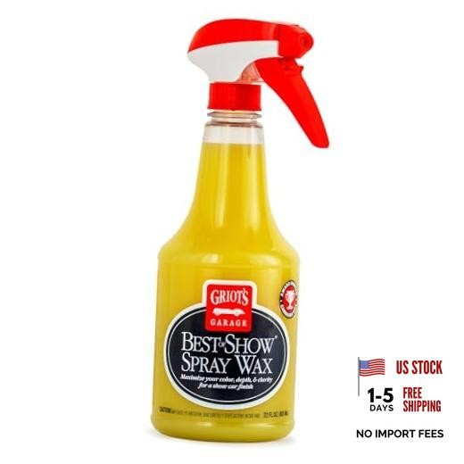 Best of Show Spray Wax for Car Detailing, Works on Paint Protection Films 22oz