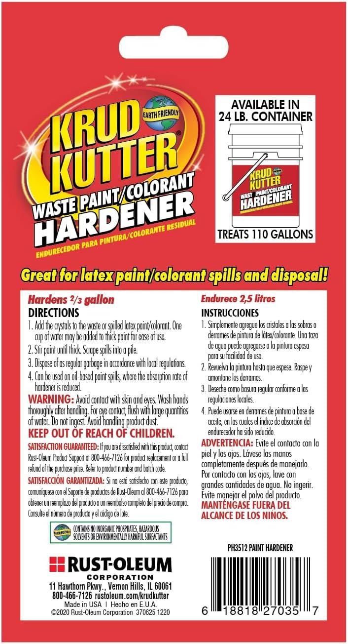 Krud Kutter Waste Paint Hardener, 3.5oz Packet – PH3512