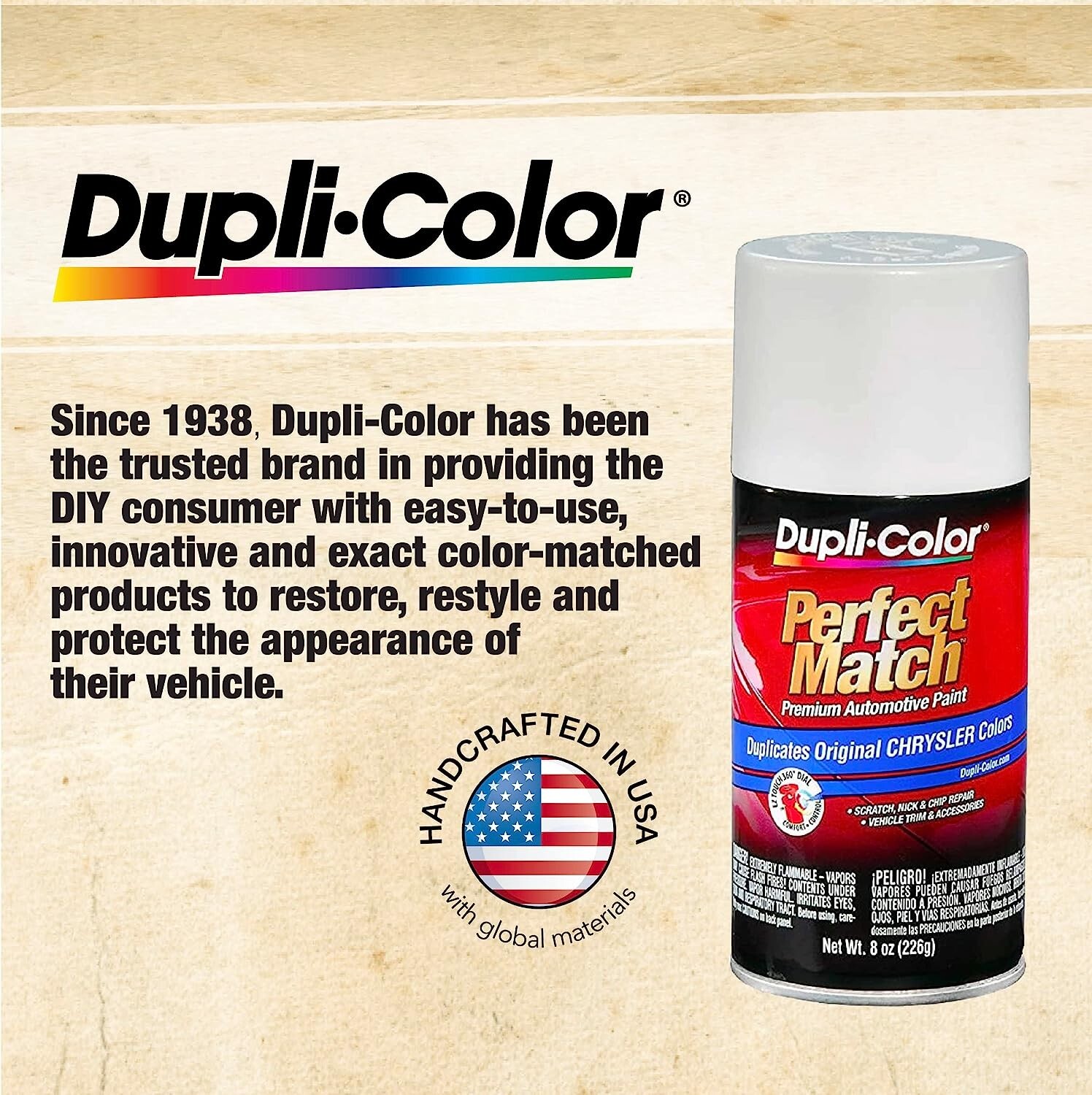 High Heat Resistant Yellow Anodized Automotive Paint, 11 Oz for Chrome & Metal