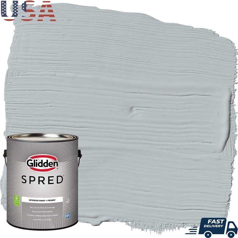 Interior Wall Paint Low Odor Washable Low VOC Mildew Resistant Paint Primer 1Gal