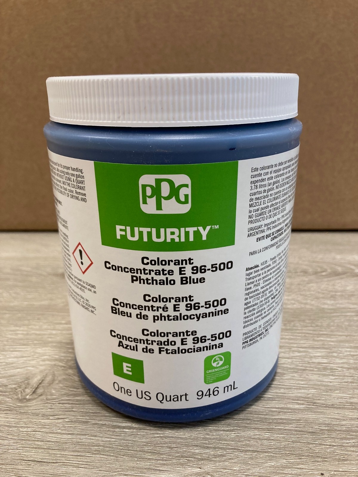 PPG Futurity Colorants and PPG HS Colorants various colors