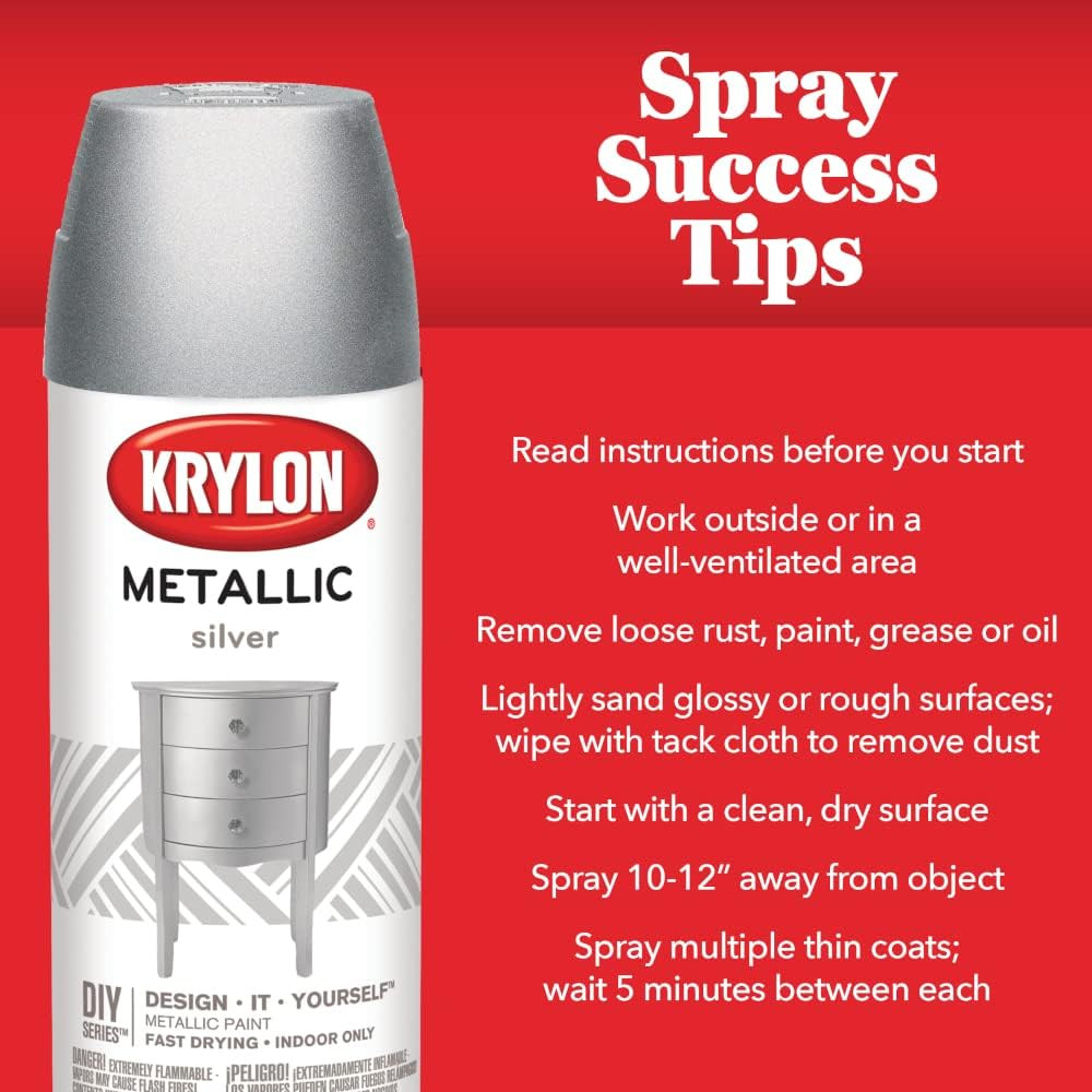 K02203 General Purpose, 12 Ounces BRILLIANT SPRAY PAINT METALLIC COPPER