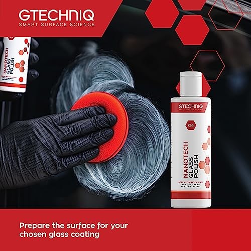 G4 Nanotech Windshield Polish, 3.4 fl oz | Removes Stubborn Dirt and Grime,