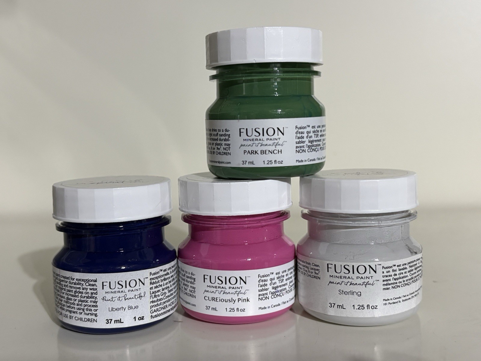 Fusion Mineral Paint 4-pack Testers