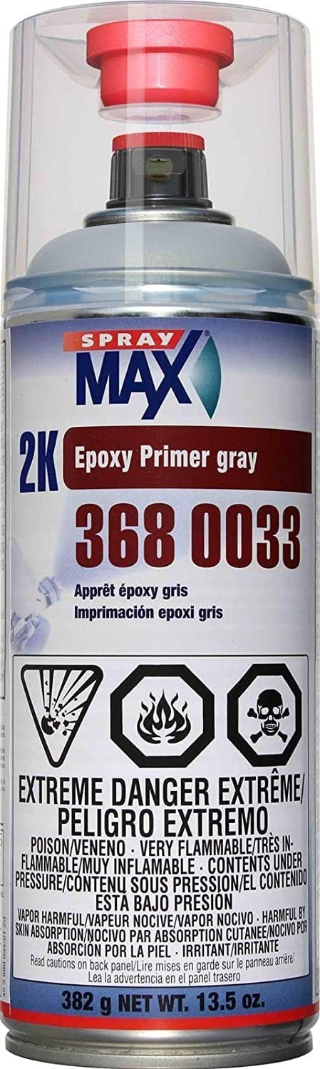 2K Epoxy Primer Spray Paint – Gray, Fast-Drying, Corrosion-Resistant, High Adhes