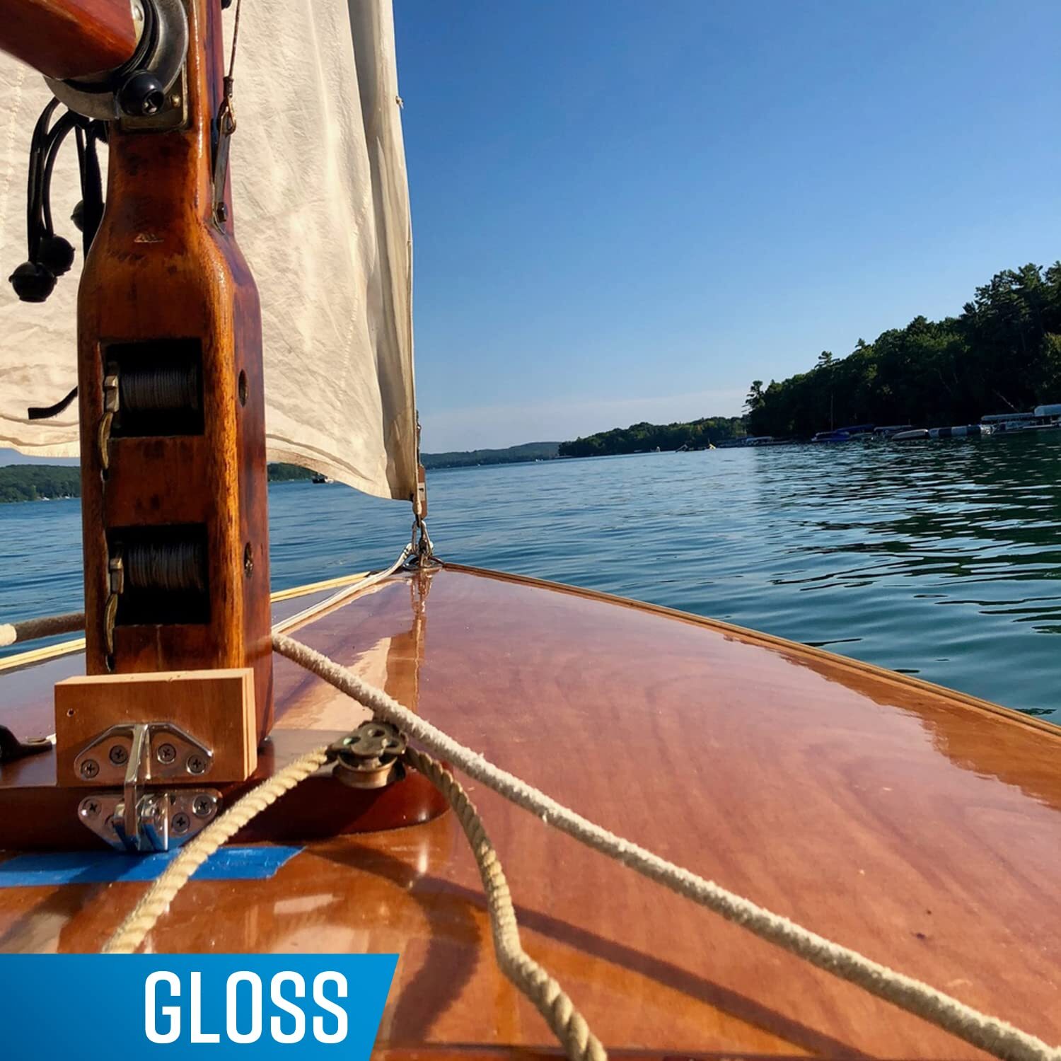 Gleam Marine Spar Varnish Gloss And Satin Polyurethane Finish For Wood Boats and