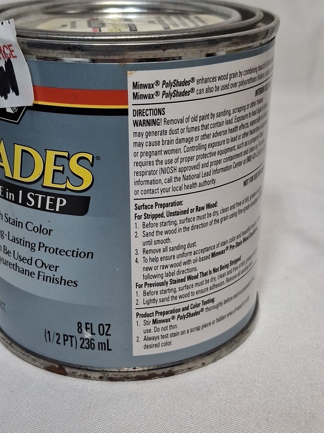 Minwax PolyShades Olde Maple Wood Stain and Finish 1/2 Pint, Glossy Sheen