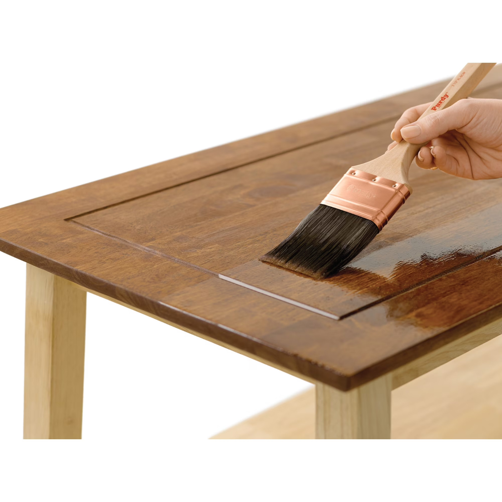 Water-Based Oil-Modified Polyurethane, Warm Gloss, Clear 1 Gallon, Dries Quickly