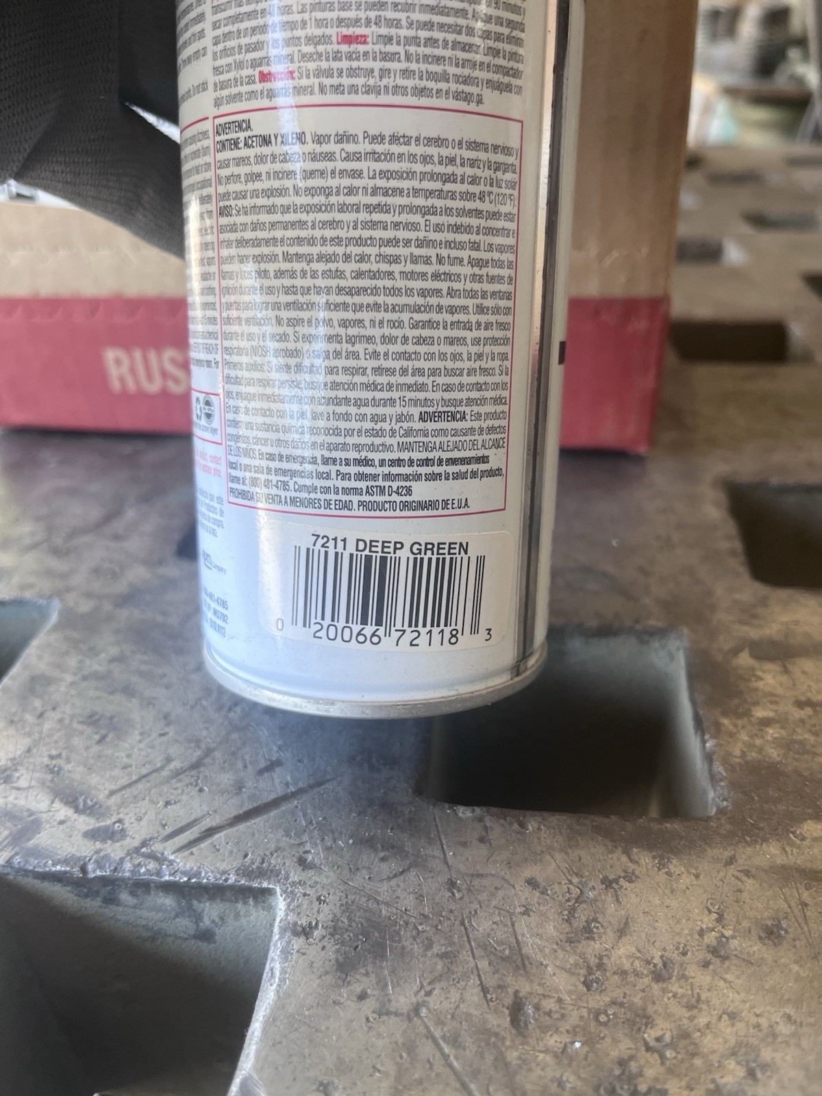 RUST-OLEUM Hammered 7211 deep green, 12 oz spray can