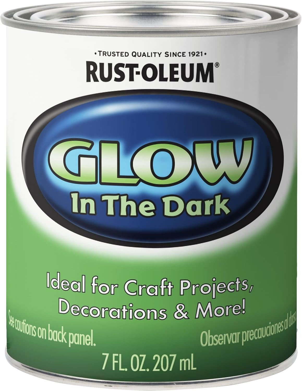 214945 Glow in The Dark Brush On Paint, Half Pint