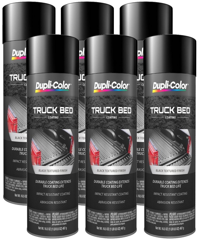 tr2506 Pk Black Truck Bed Coating 16.5 Oz. Aerosol case Of 6