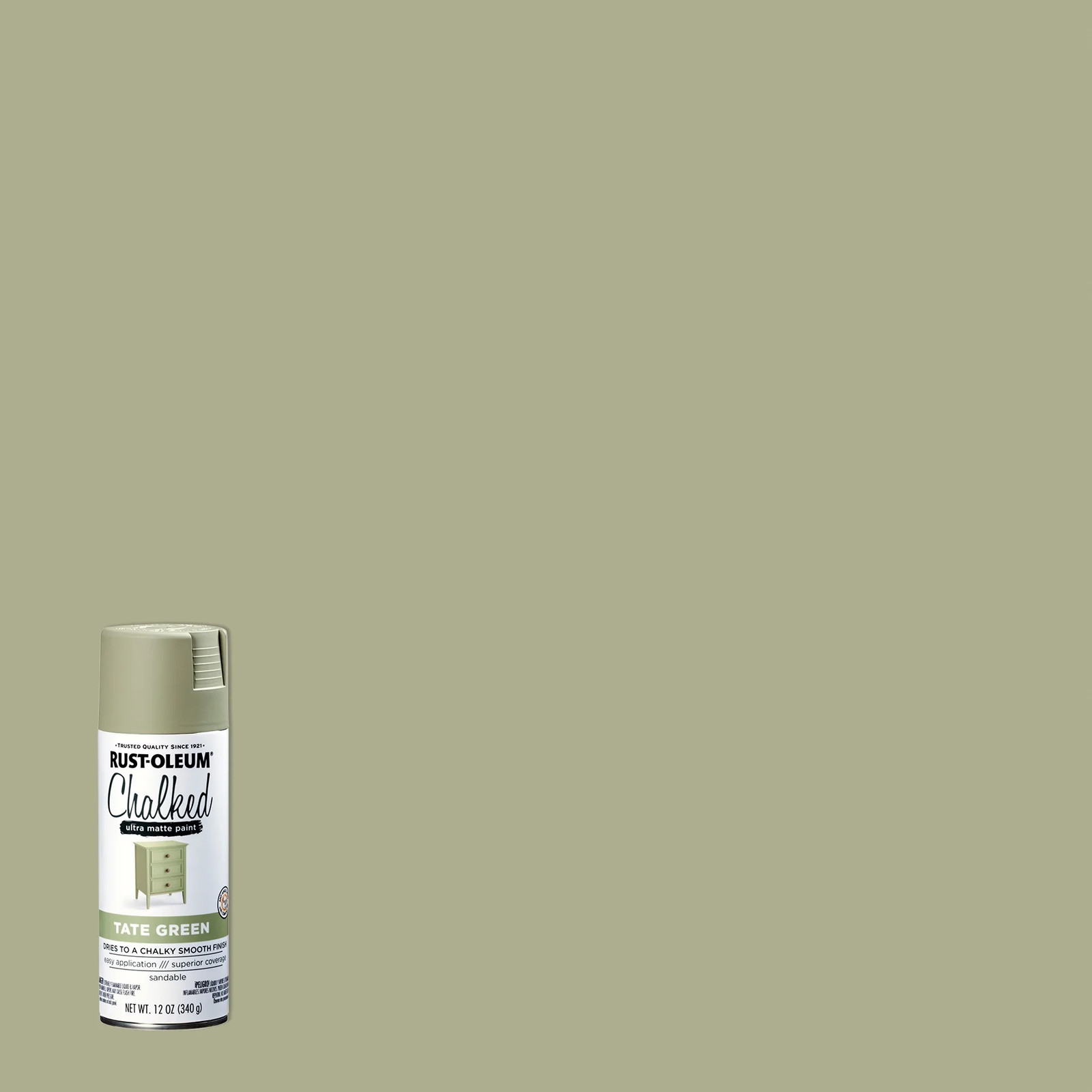 RUST-OLEUM CHALKED SPRAY PAINT Chalky Smooth Matte Finish—Choose Your Color