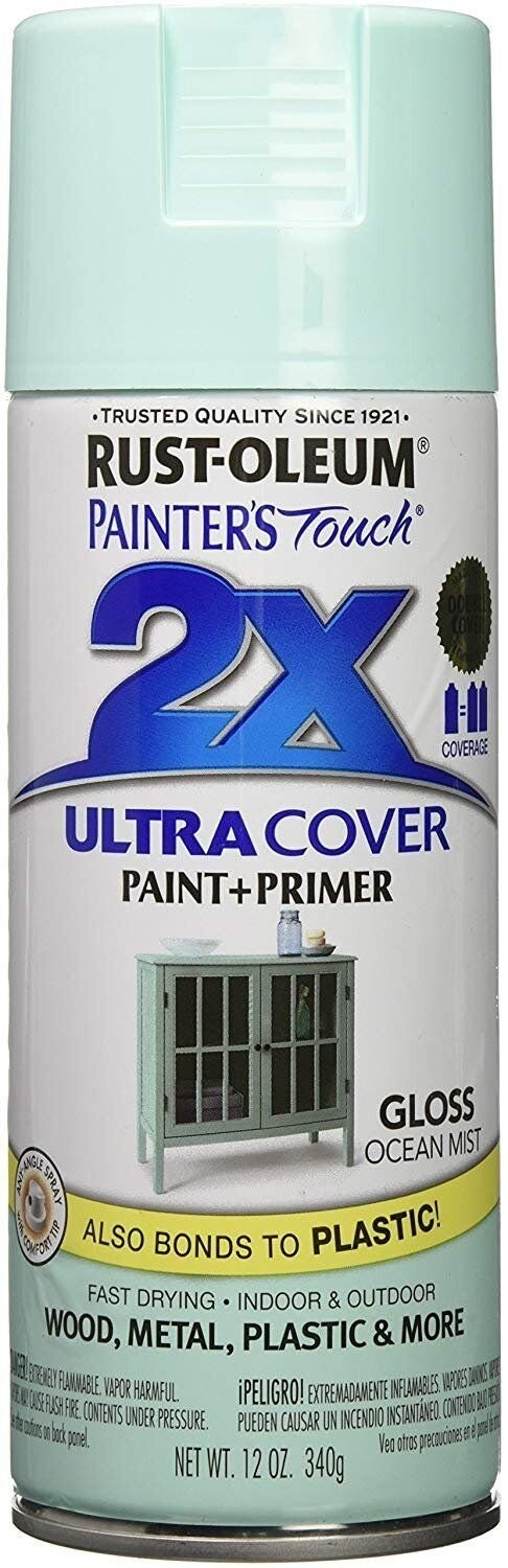 Rust-Oleum PTUCG249-189 Painter’s Touch Ultra Cover Gloss Aerosol Paint, 12…