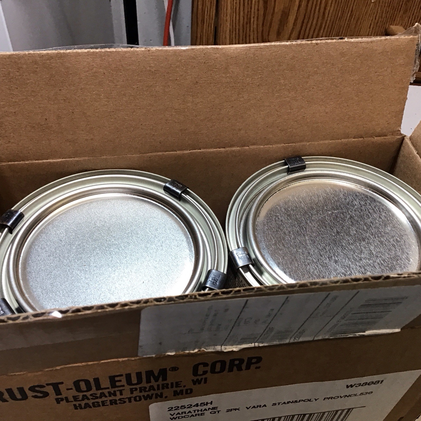 2 Cans Varathane One Step Stain + Poly Provincial Semi Gloss 32oz Ea.