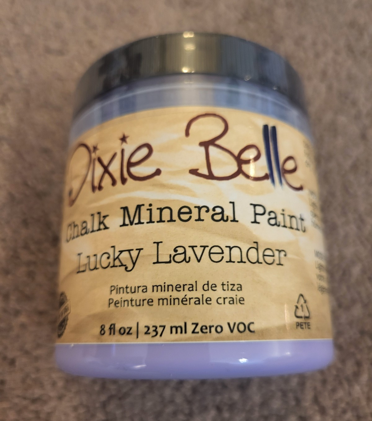 Dixie Belle Chalk Mineral Paint LUCKY LAVENDER 8 oz NEW