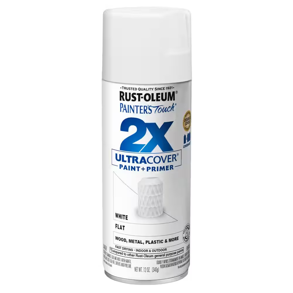 12 Oz. Flat White General Purpose Spray Paint