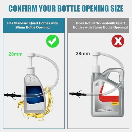 Fluid Pump for Standard Quart Bottles – 8cc Per Pump Stroke，transmission 1pcs