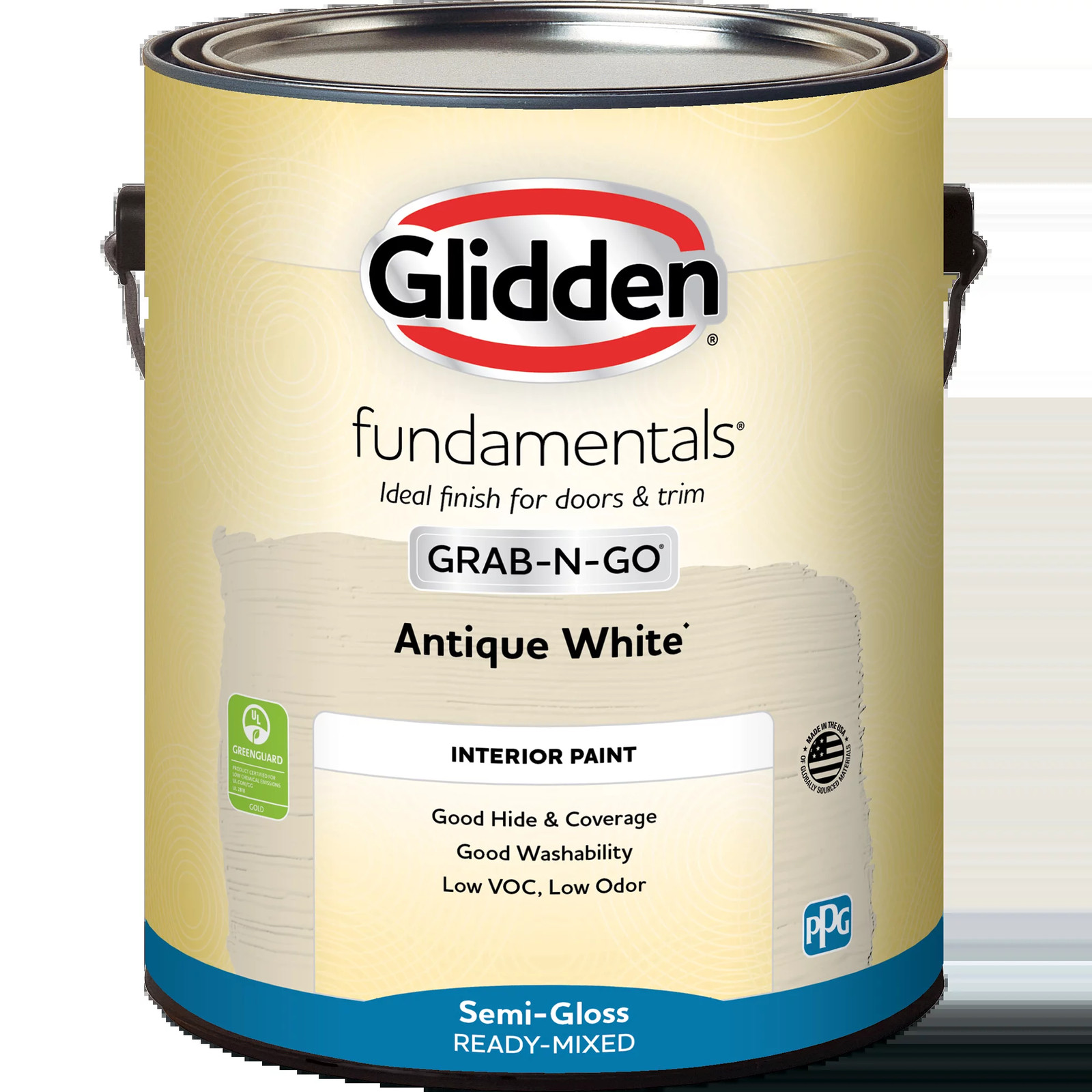Fundamentals Interior Paint Antique White / off White, Semi-Gloss, 1 Ga