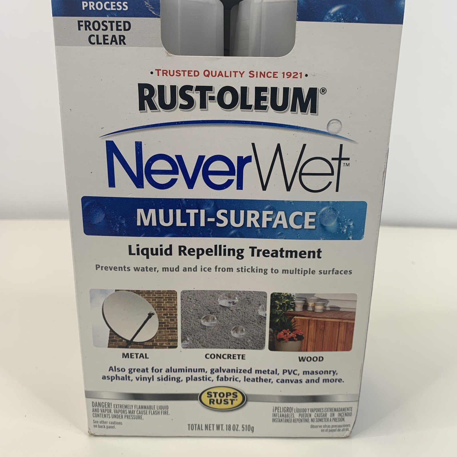 Rust-Oleum 274232 Repelling treatment base coat-9 oz and top-coat 9-oz ,