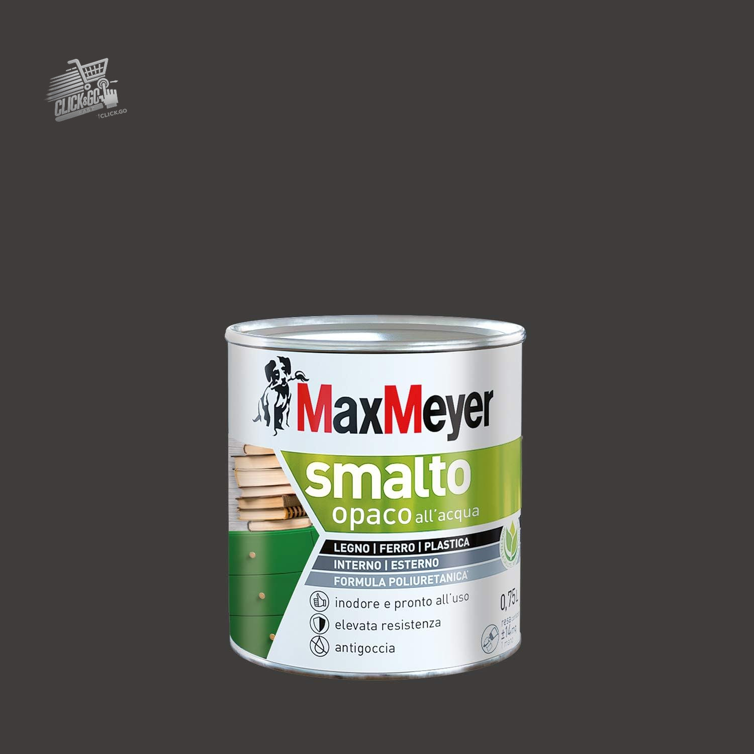 Matte Polyurethane Brown Water Enamel 0.75L
