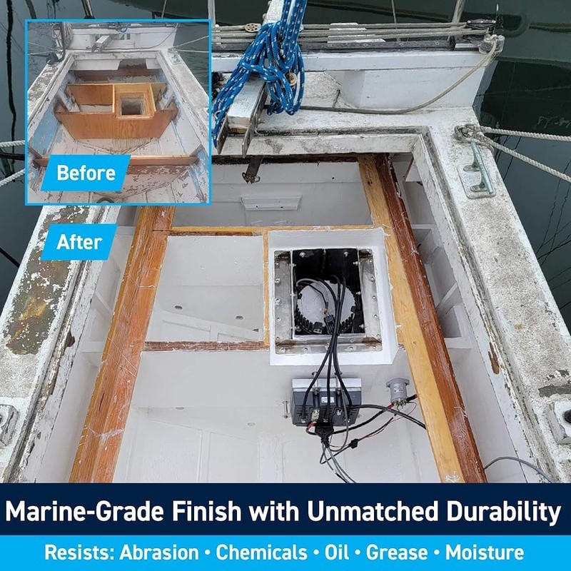 Waterproof Bilge Paint High Gloss Epoxy Durable Protective Marine Coating Boats