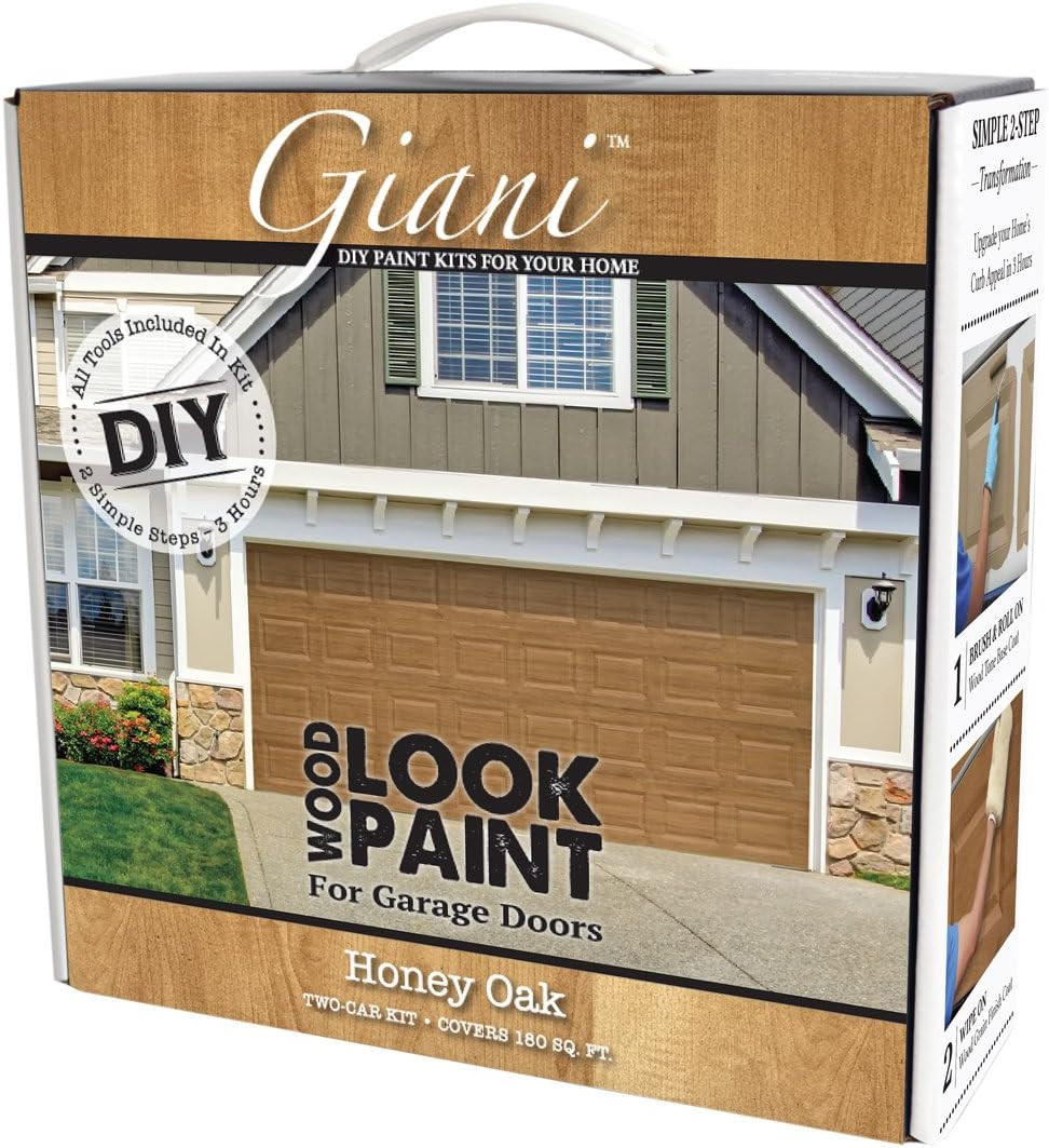 Wood Look Paint Kit for Garage Doors (Honey Oak)