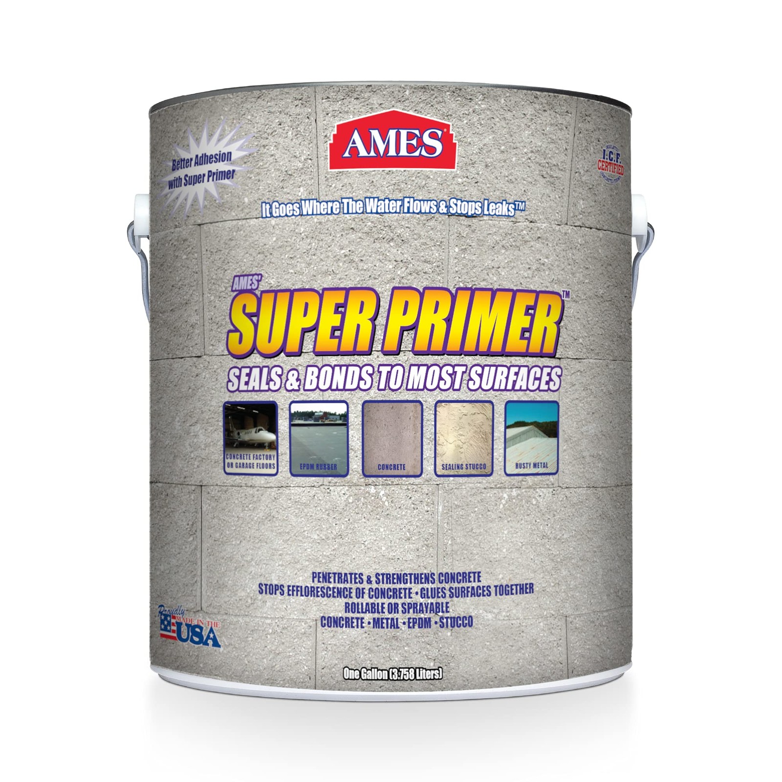 Super Primer 1 Gallon Multisurface Acrylic Primer Clear Powerful Membrane For Wo
