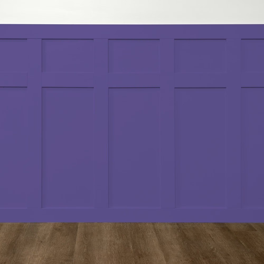 Semi-Gloss Interior Paint Eggplant Purple Color 1 Gallon for Walls