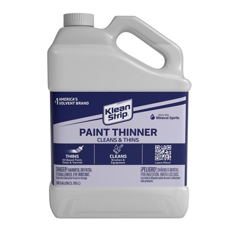 Klean Strip Mineral Spirits Paint Thinner 128 oz Clean Brushes Oil Based Paints