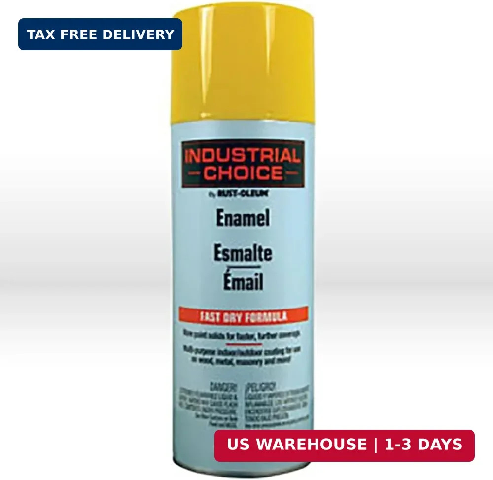 Rust-Oleum 1644830 Industrial Choice System Multi-Purpose Enamel Spray Paint, 12