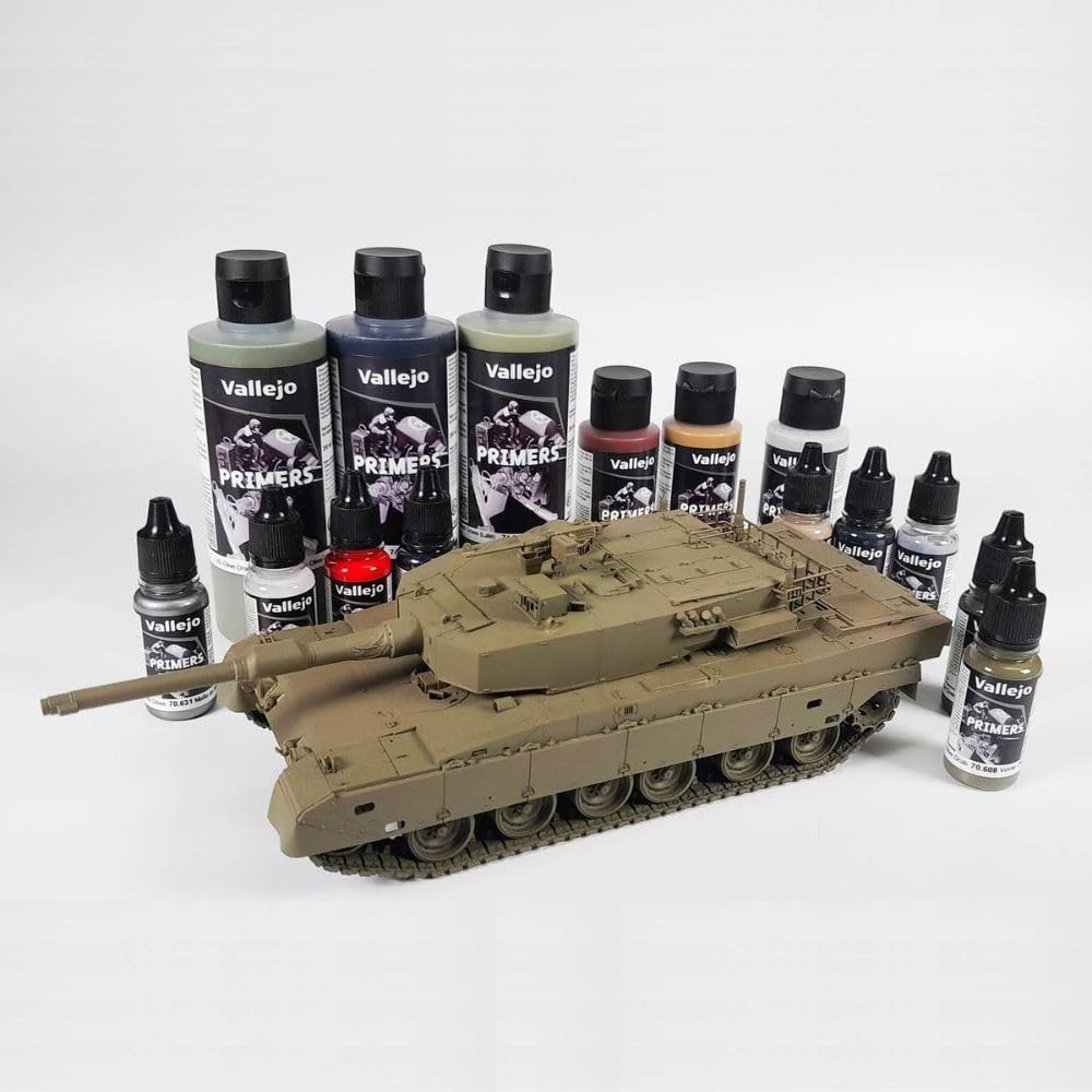 Black Acrylic Primer 60ml | Matte Finish, Fast Drying for Airbrushing Models