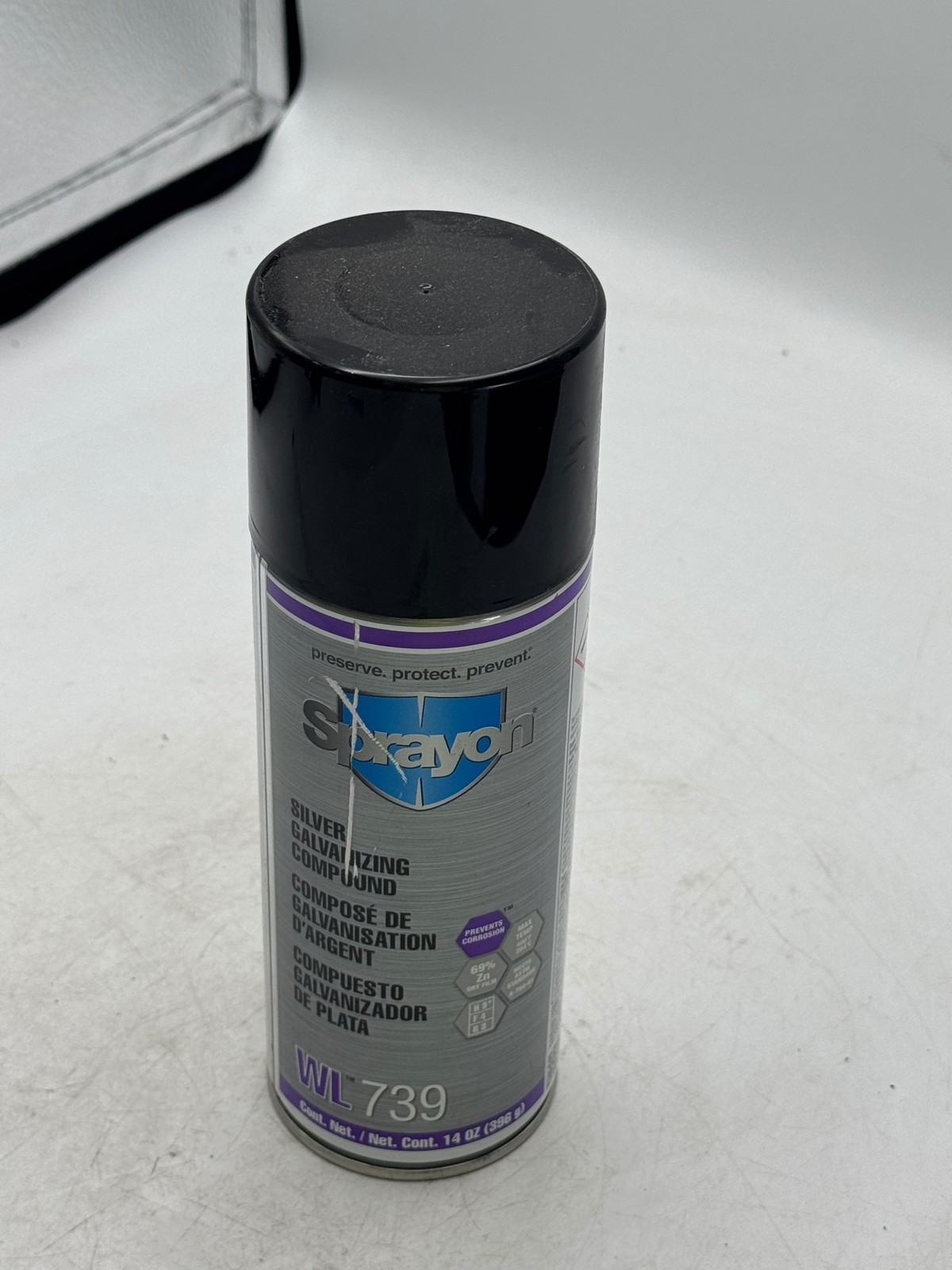 Sprayon WL739 Silver Galvanizing Compound Spray 14 OZ Corrosion Protectant