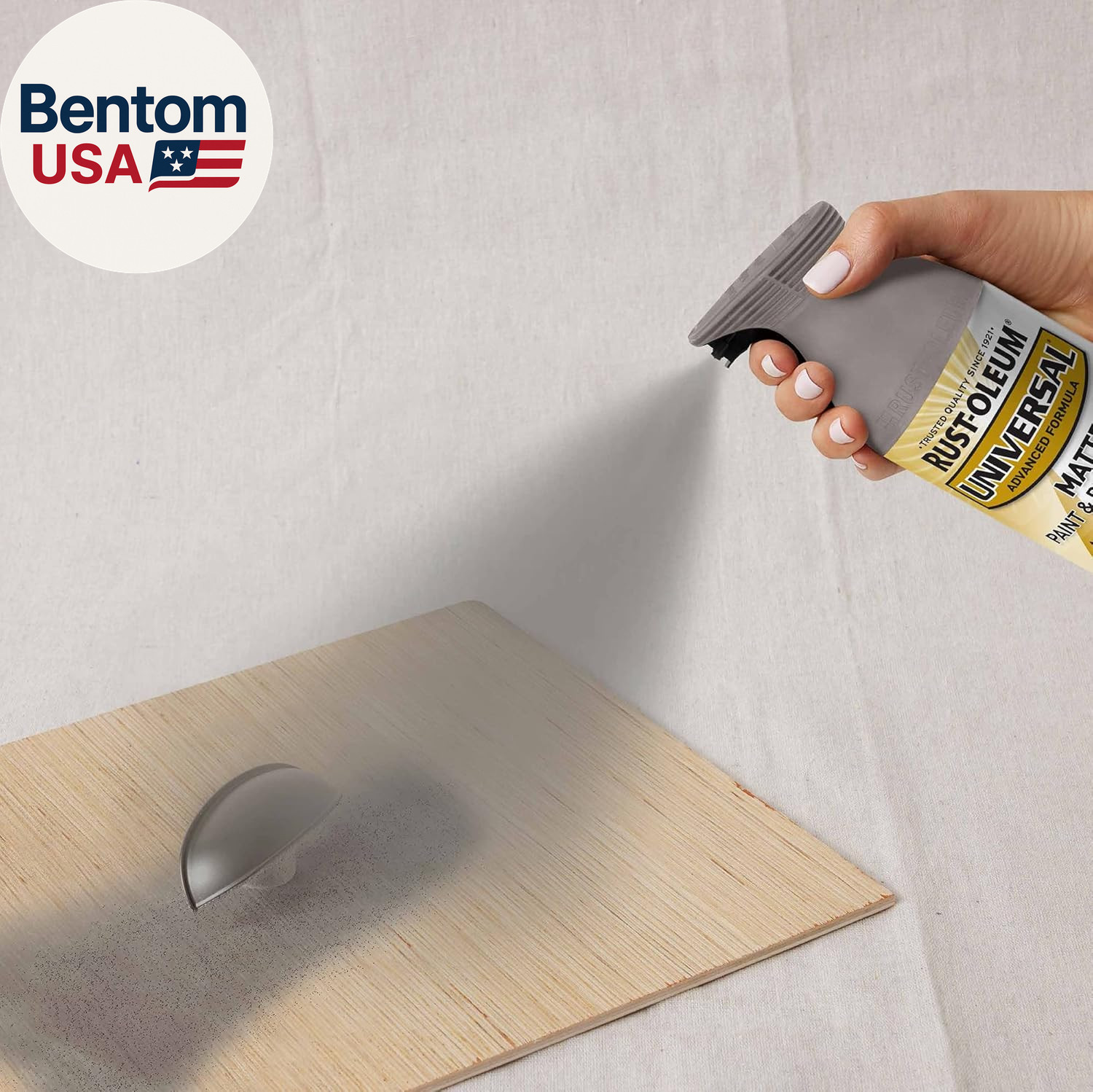 376724 Universal All Surface Spray Paint, 12 Oz, Matte Farmhouse Greige