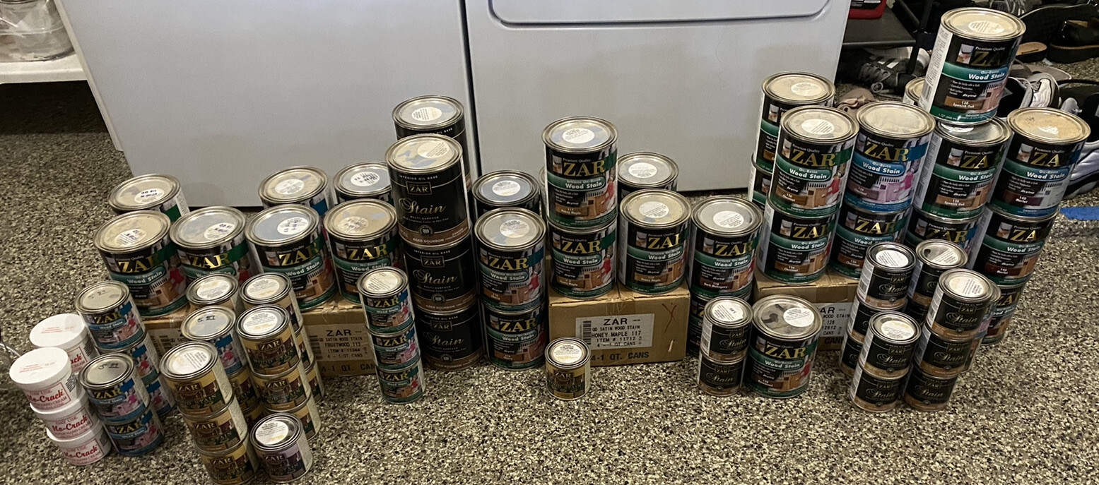 Quart Can ZAR 140 MERLOT Oil Based Interior Wood Stain 14012