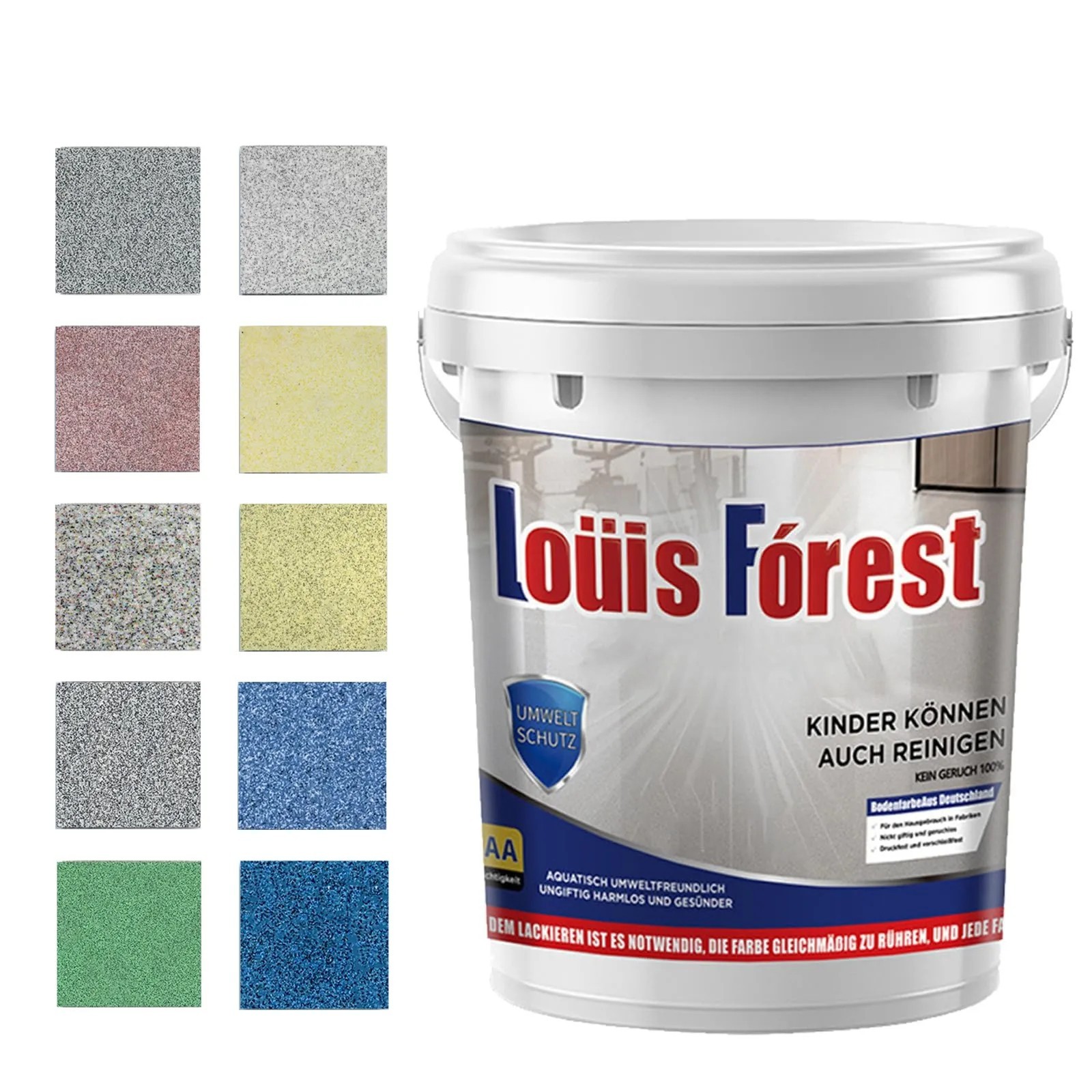 High-Gloss Marble Effect Epoxy Floor Coating, Epoxy Floor Paint (55ML)