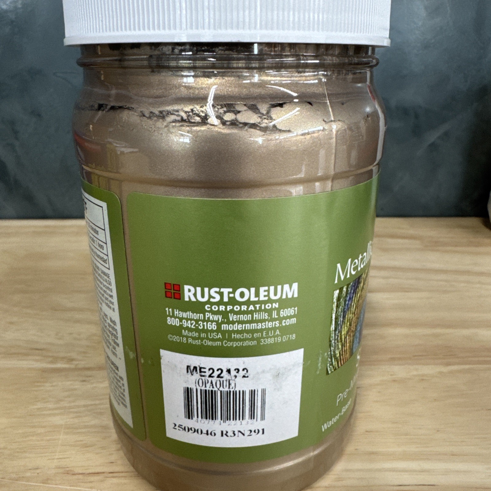 Modern Masters 1 qt ME221-32 WARM SILVER – Metallic Paint – Water-Based – Satin