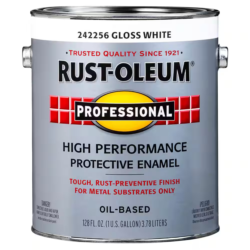1 Gal. High Performance Protective Enamel Gloss White Oil-Based Interior/Exterio