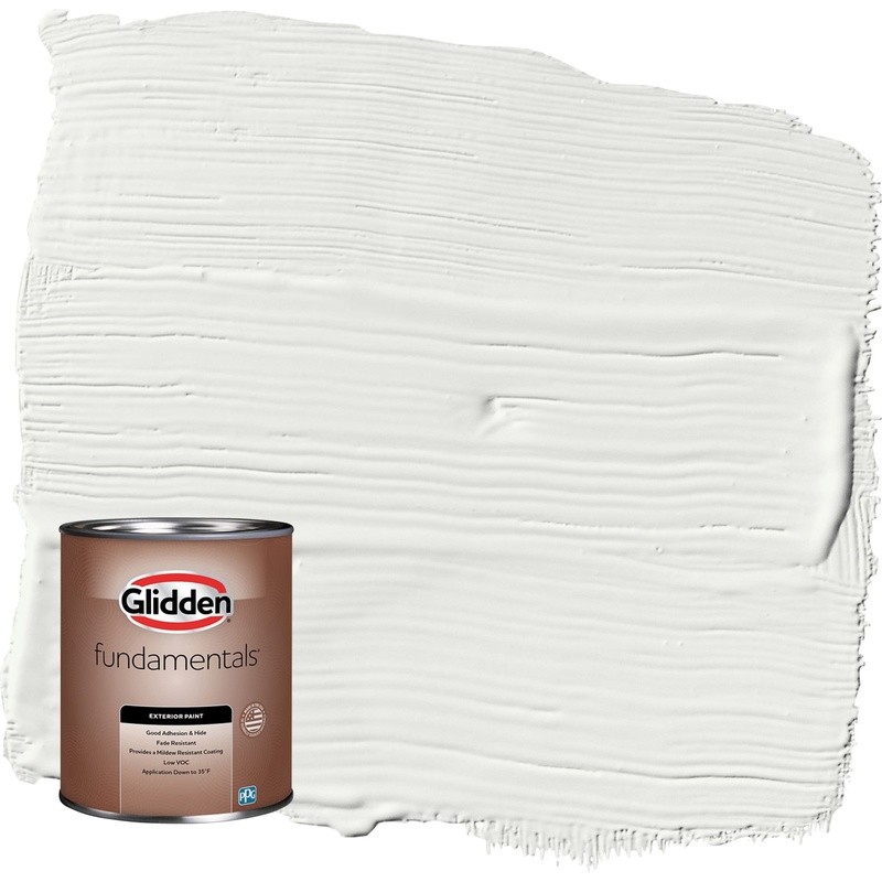 Low VOC Exterior Paint Mildew Resistant Good Adhesion Multi-Surface Coverage New