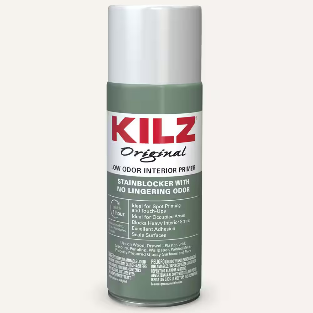 Original 13 Oz. White Low-Odor Oil-Based Interior Primer Spray, Sealer, and Stai