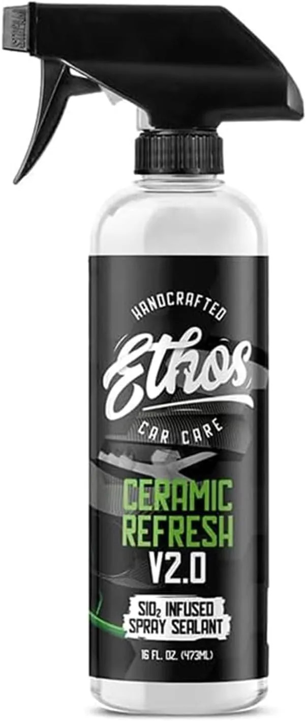 Ceramic Refresh Spray Coating Sealant Instant Gloss Paint Protection SiO2 Det…