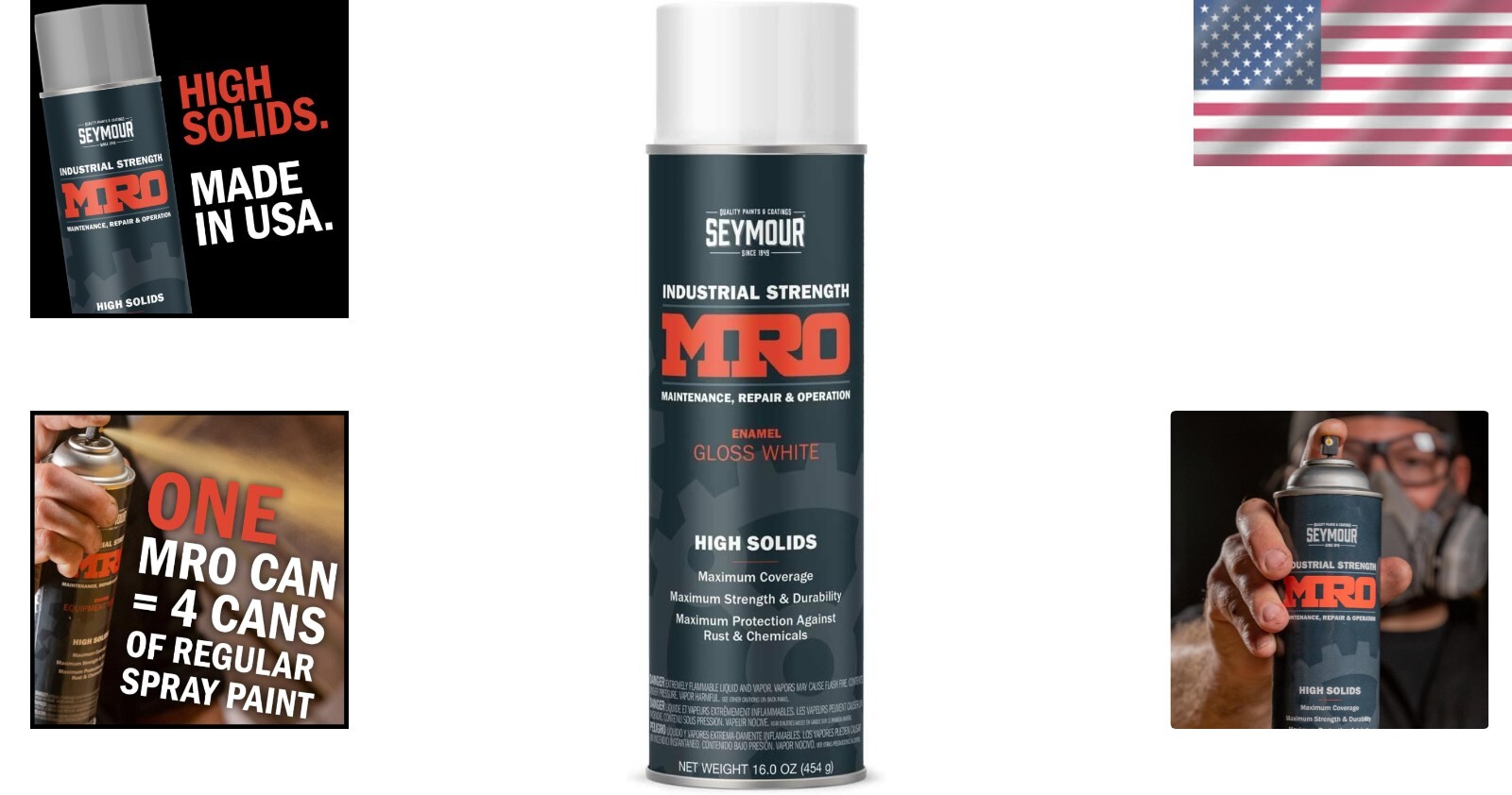 16 Ounce High-Performance Gloss White Spray Paint – Rust & Weather Resistant