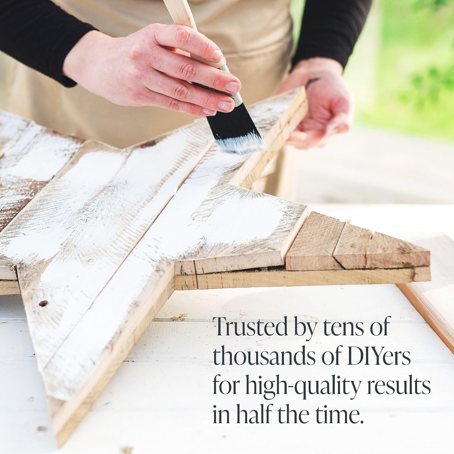 Transform Your Decor with All-in-One Dark Roast Chalk Paint, 4 oz, Low Odor