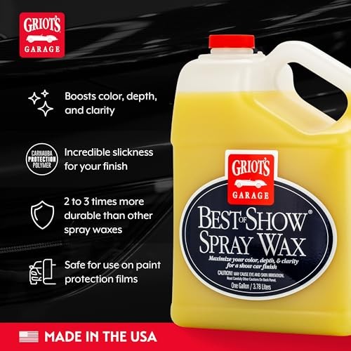 Best of Show Spray Wax for Car Detailing, Works on Paint 128 Fl Oz (Pack of 1)