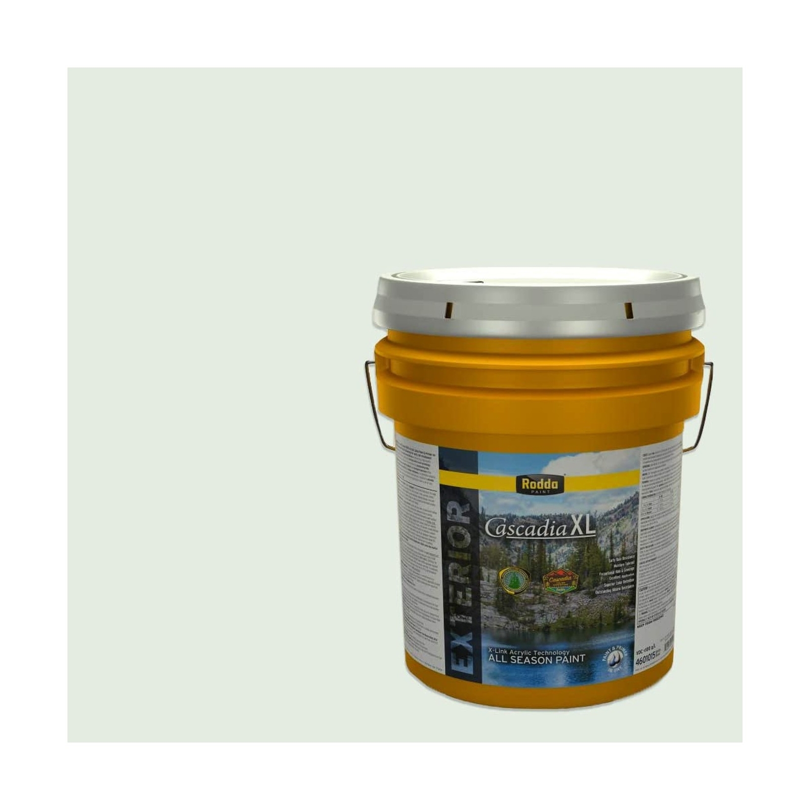 Rodda Paint CASCADIA XL Exterior Velvet Paint & Primer in One, 5-Gallon, Calm…
