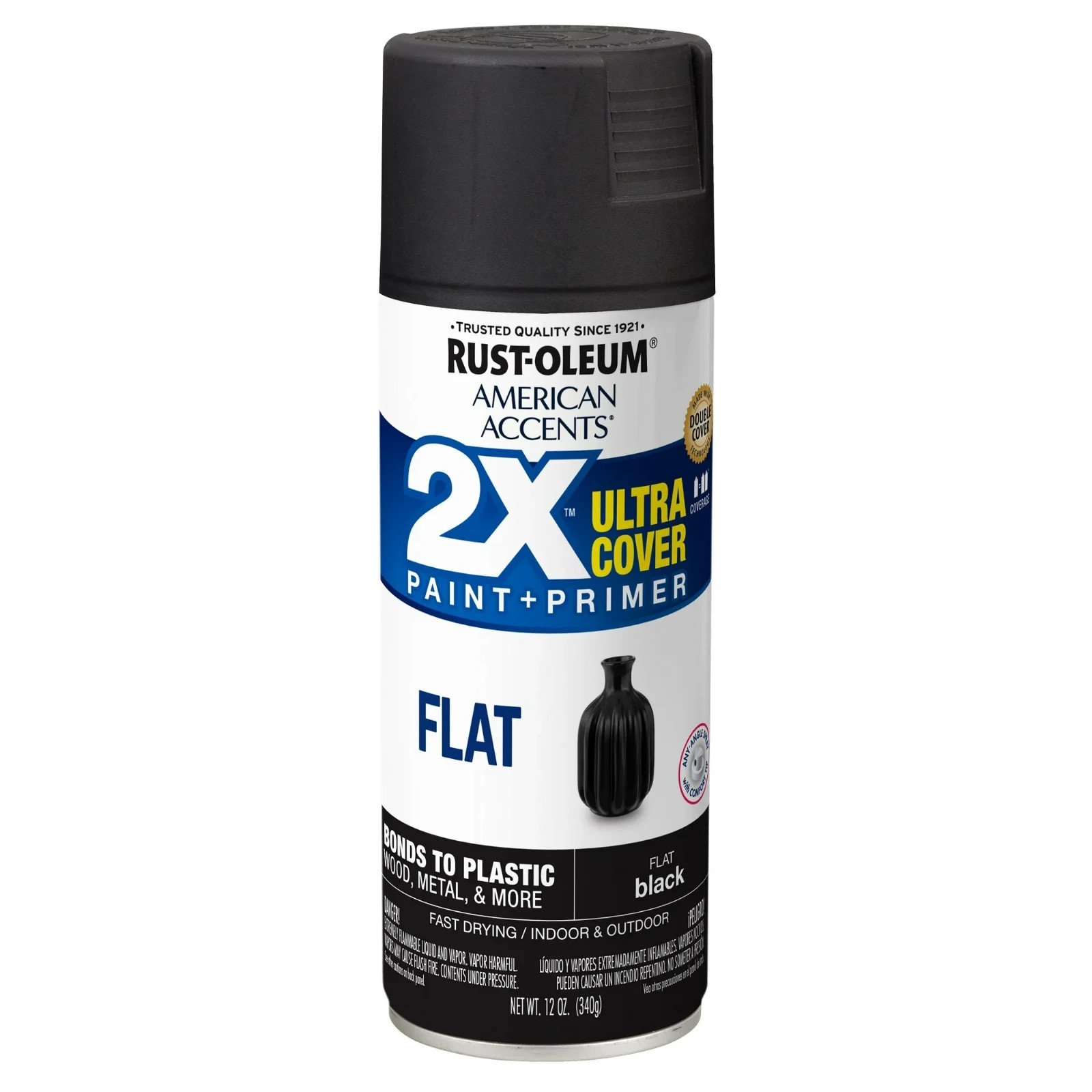 Rust-Oleum American Accents 2X Ultra Cover Spray Paint, 12oz, 100+ Colors