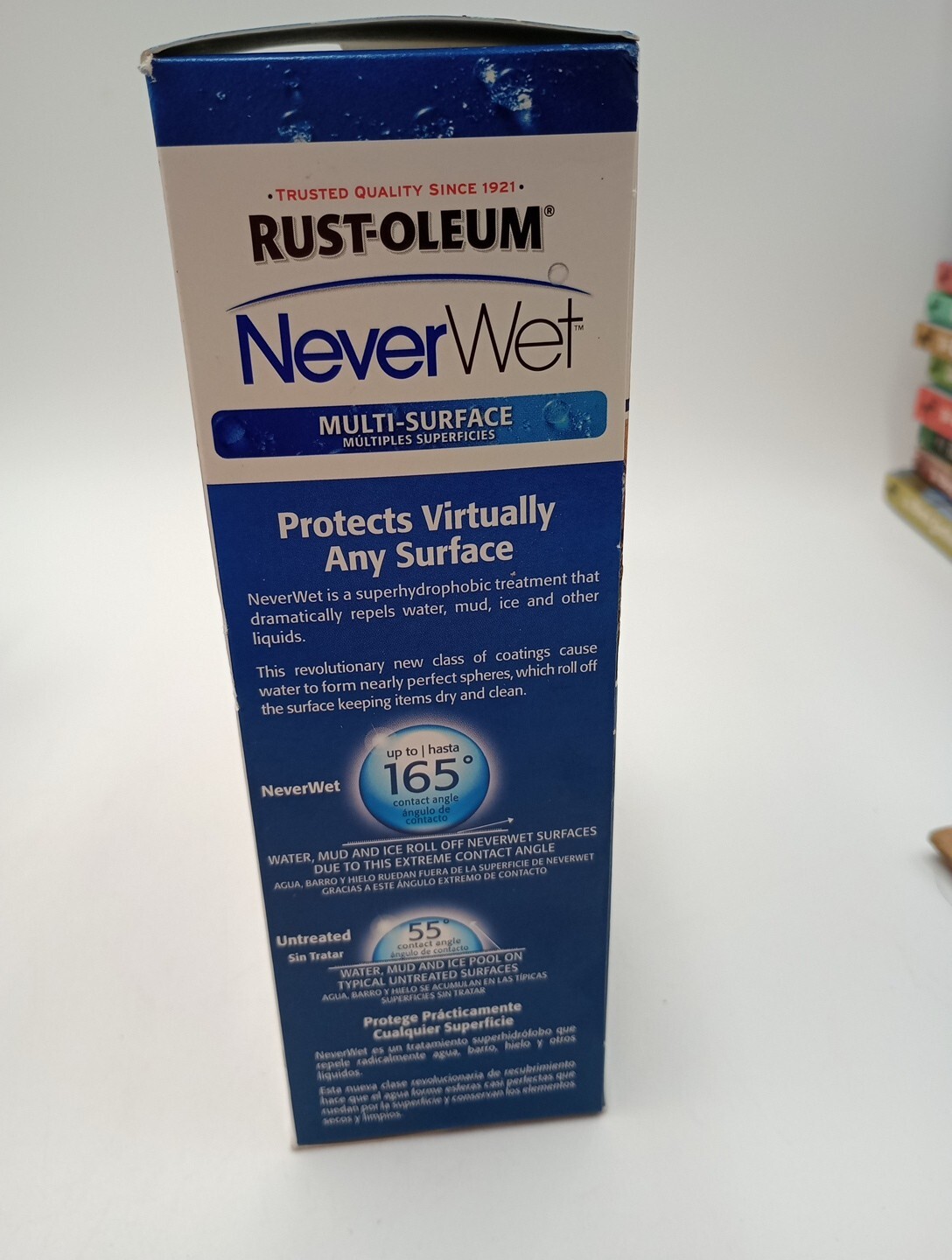 Rust Oleum NeverWet Multi Surface Liquid Repelling Treatment Frosted Clear NEW