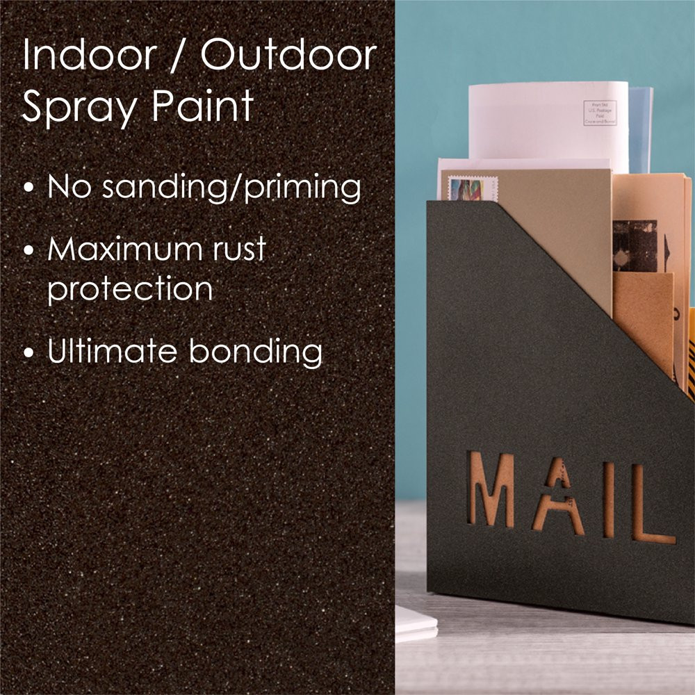 All Surfaces Rust Protection Metallic Oil Rubbed Bronze Spray Paint In/Outdoor