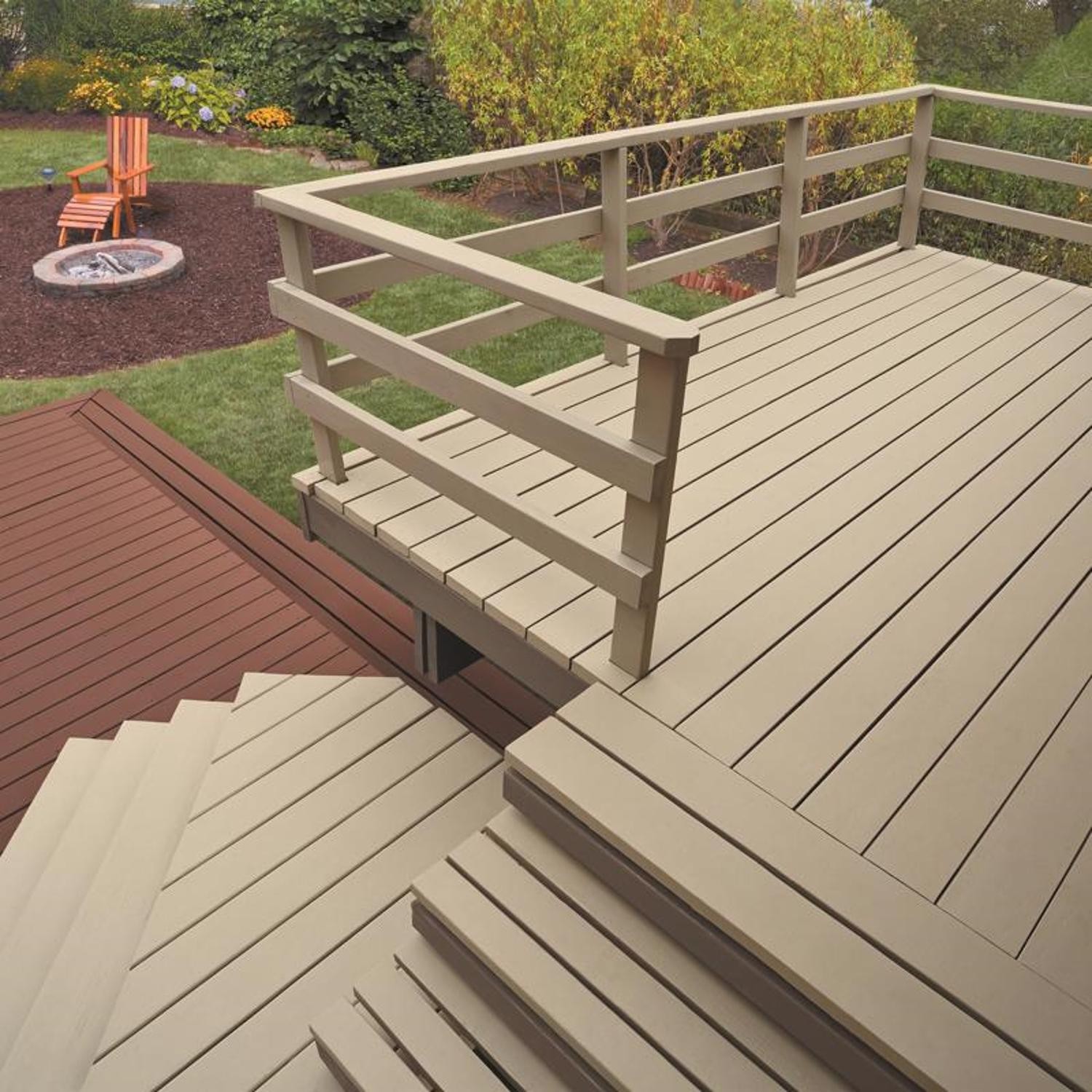 Cabot Solid Tintable Tint Base Water-Based Latex Deck Stain 1 gal. (Pack of 4)